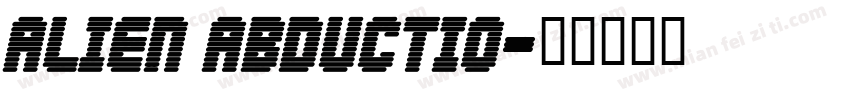 Alien Abductio字体转换